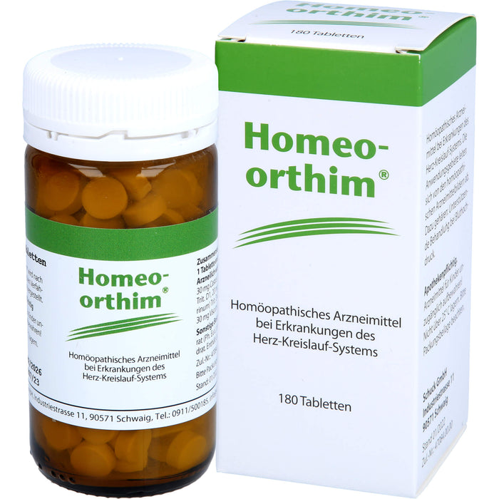 Homeo Orthim Tbl., 180 St. Tabletten