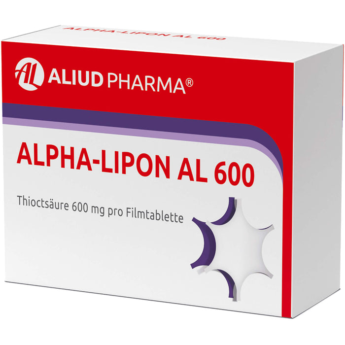 ALPHA-LIPON AL 600 Tabletten zur Behandlung von Missempfindungen bei diabetischer Nervenschädigung, 30 pcs. Tablets