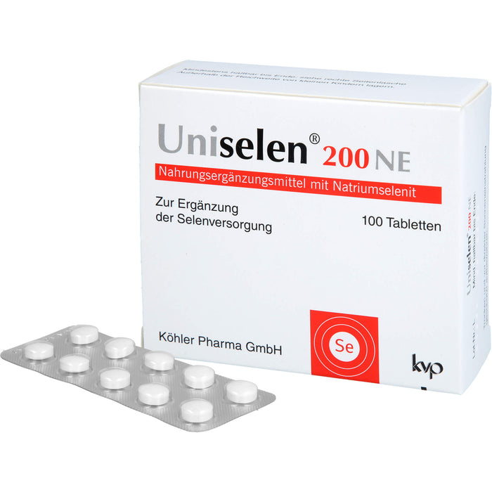 Köhler Pharma Uniselen 200 NE Tabletten, 100 pcs. Tablets