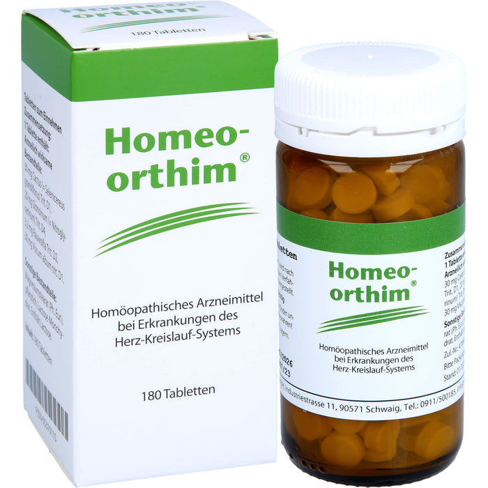 Homeo Orthim Tbl., 180 St. Tabletten