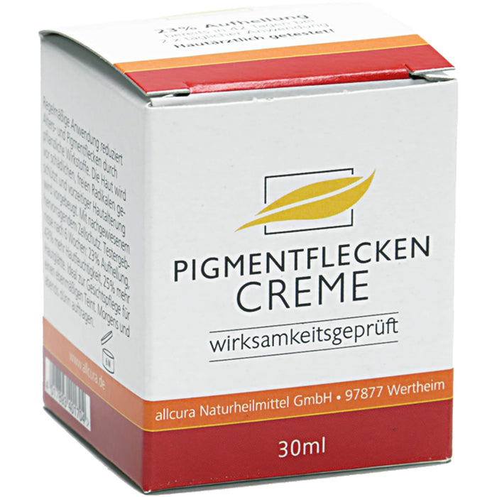 allcura Pigmentflecken Creme, 30 ml Cream