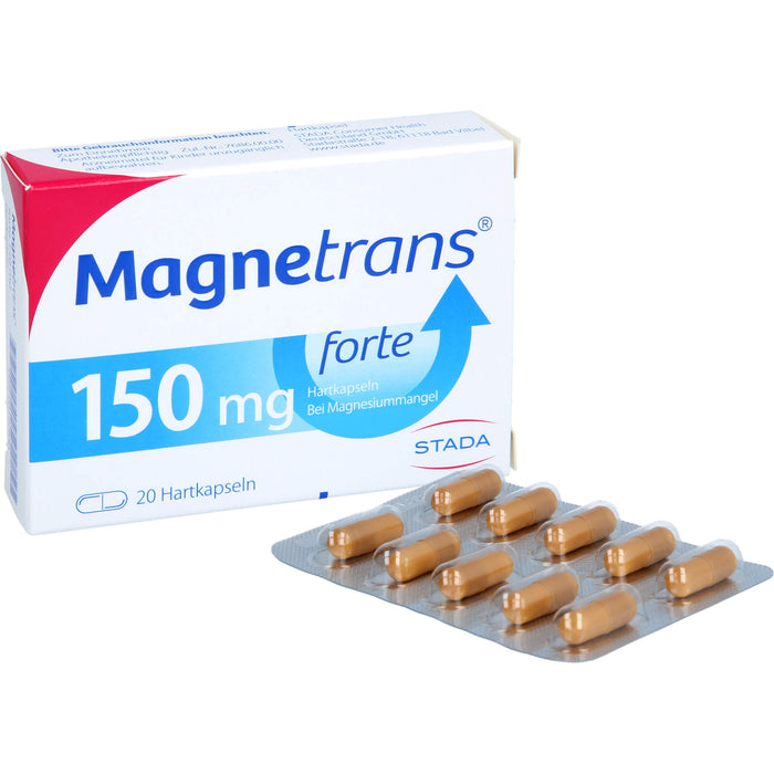 Magnetrans forte 150 mg Hartkapseln bei Magnesiummangel, 20 pcs. Capsules