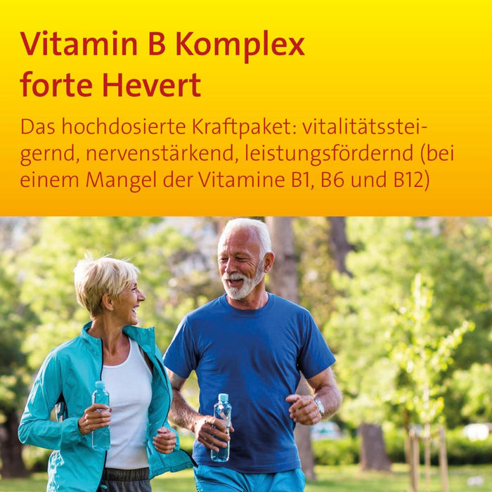 Vitamin B-Komplex forte Hevert, 100 mg/ 50 mg/ 0,5 mg, Tabletten, 60 pcs. Tablets