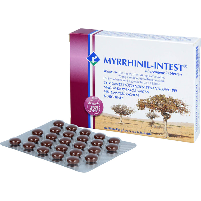 MYRRHINIL-INTEST überzogene Tabletten, 50 St. Tabletten