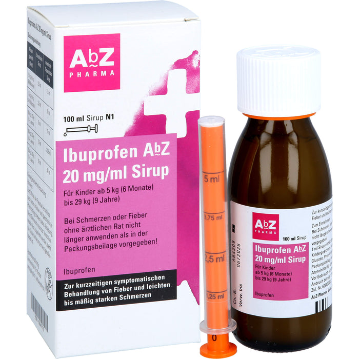 Ibuprofen AbZ 20mg/ml Sirup, 100 ml Lösung