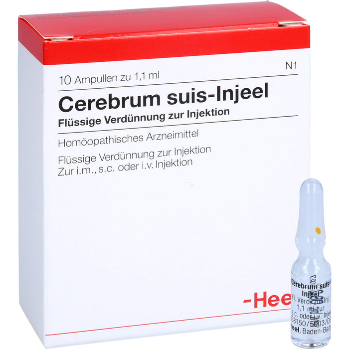 Cerebrum suis-Injeel flüssige Verdünnung, 10 pc Ampoules