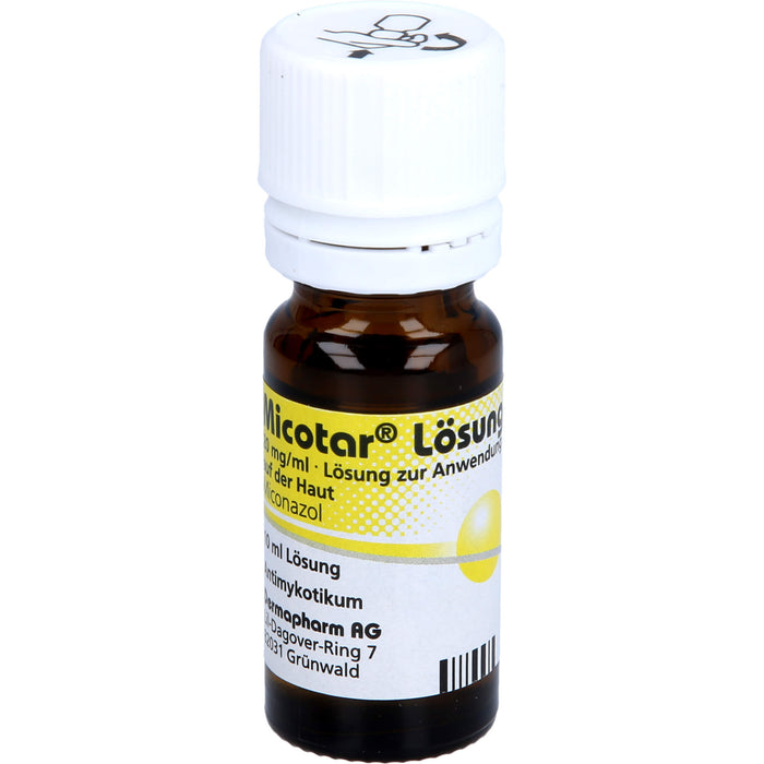 Micotar Lösung bei Pilzinfektionen der Haut, 10 ml Lösung