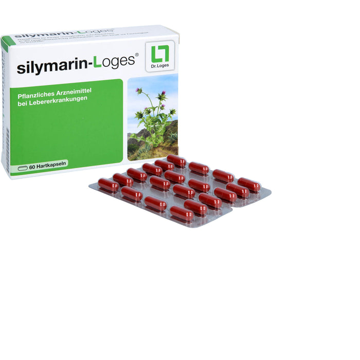 silymarin-Loges Kapseln bei Lebererkrankungen, 60 pc Capsules