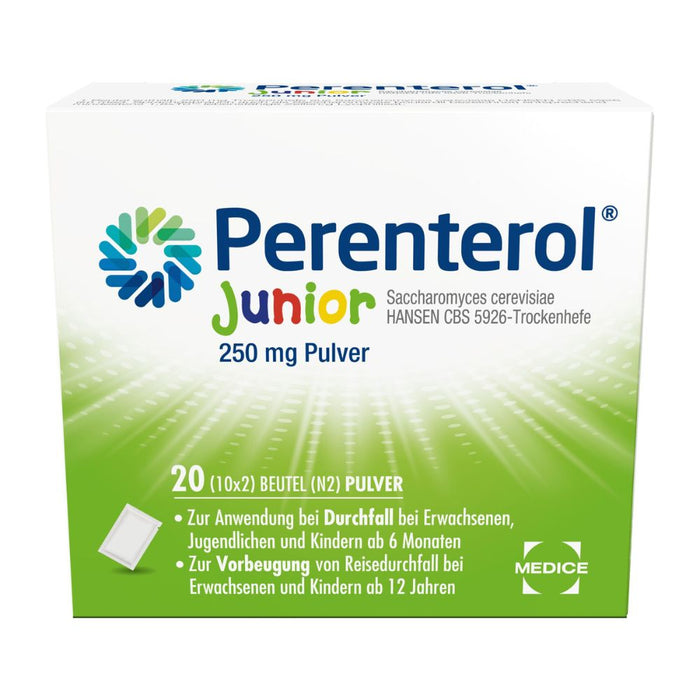 Perenterol Junior 250 mg Pulver bei Durchfall, 20 pcs. Sachets