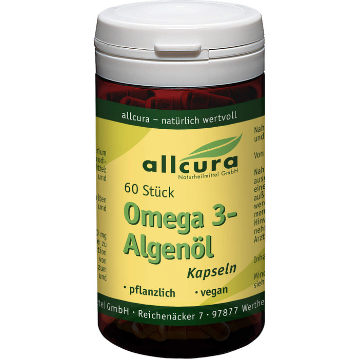 Omega 3 Algenöl Kapseln, 60 St KAP