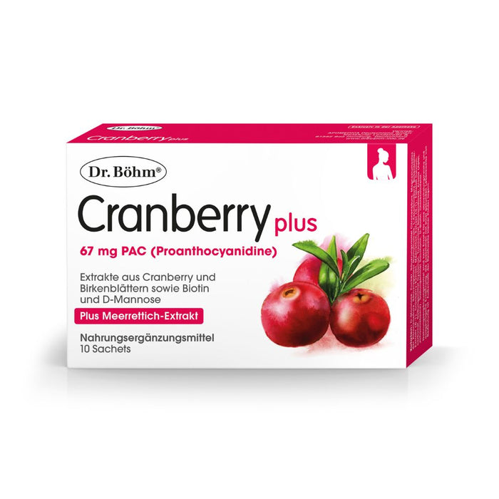 Dr Böhm Cranberry plus Sachets, 10 pc Sachets