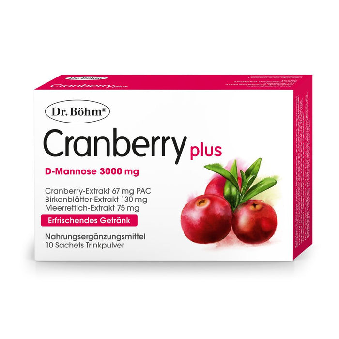 Dr Böhm Cranberry plus Sachets, 10 pcs. Sachets