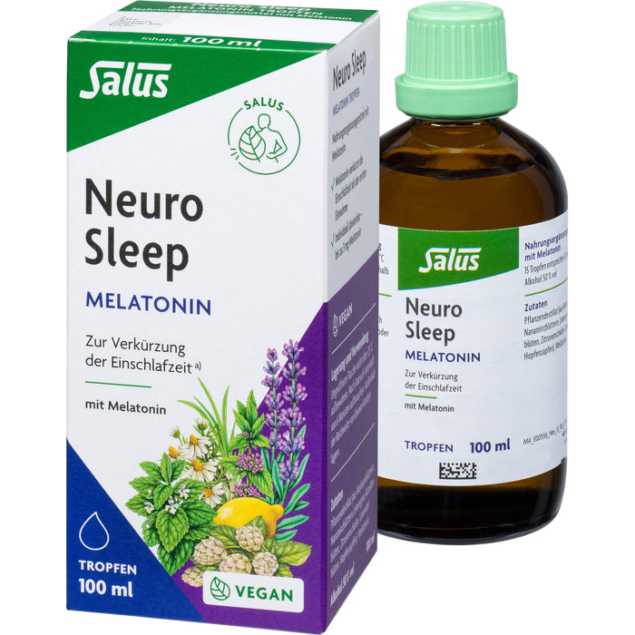 Neuro Sleep Melatonin Tropfen Salus, 100 ml TEI