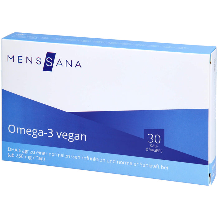 Omega-3 vegan MensSana, 30 St KDA