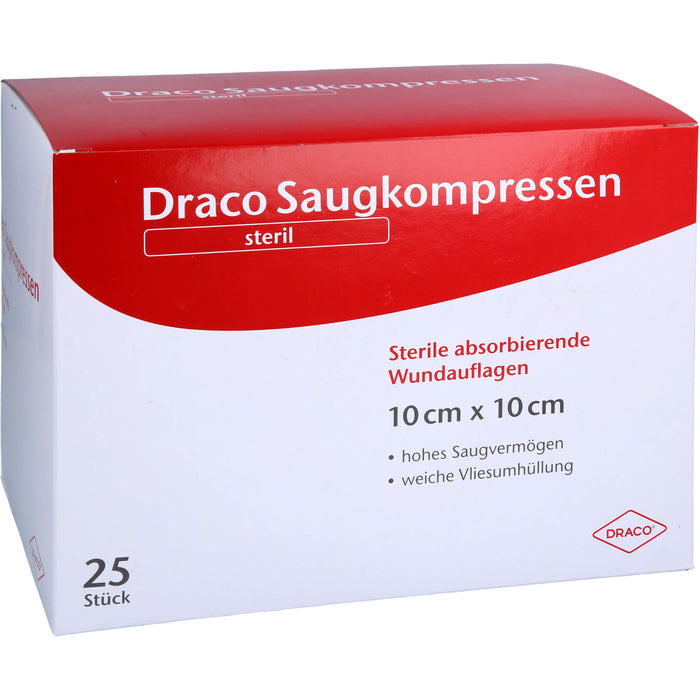 Saugkompressen steril 10x10cm, 25 St KOM