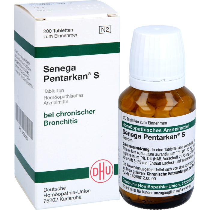 DHU Senega Pentarkan S Tabletten, 200 pc Tablettes