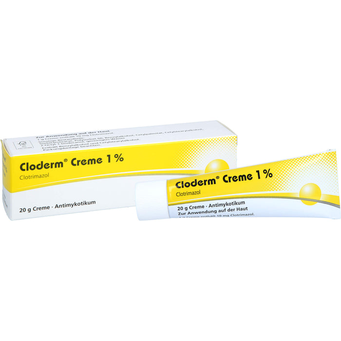 Cloderm Creme 1% Antimykotikum, 20 g Cream