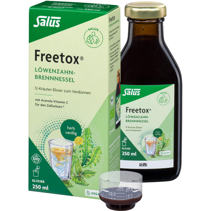 Salus Freetox Löwenzahn-Brennnessel Elixier, 250 ml Solution