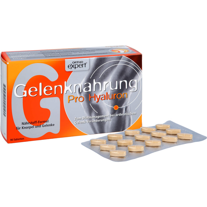 Orthoexpert Gelenknahrung Pro Hyaluron Tabletten für Knorpel und Gelenke, 90 pcs. Tablets